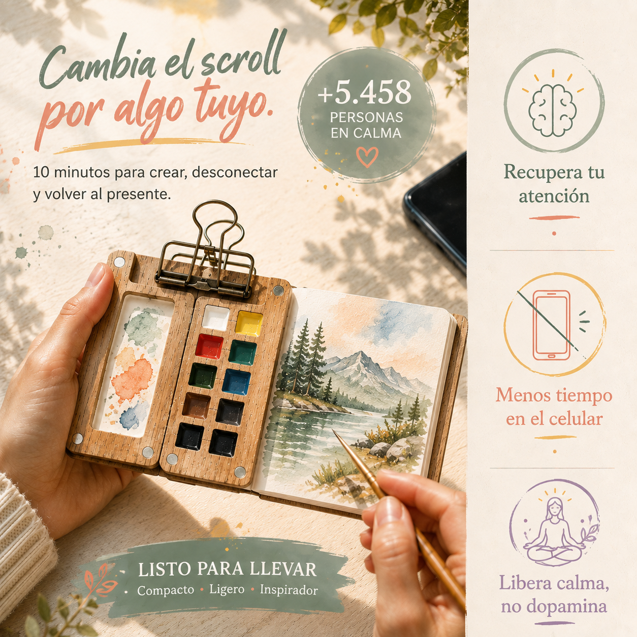 Set mini acuarelas