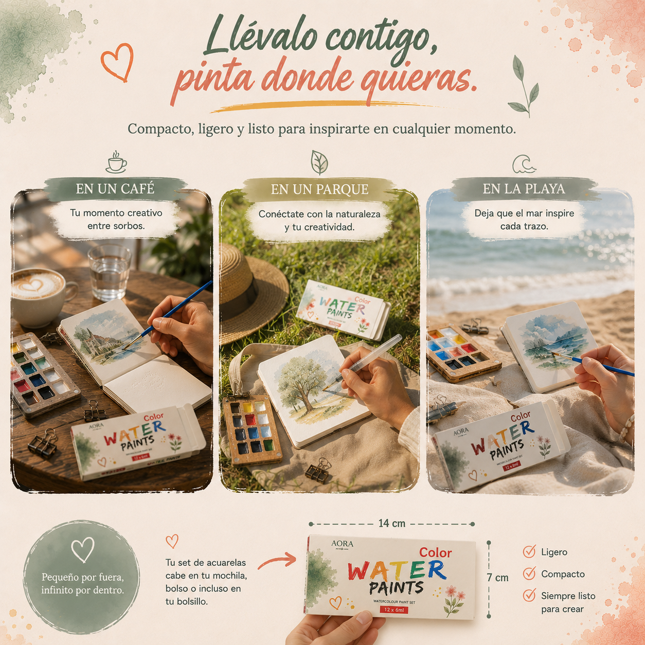 Set mini acuarelas