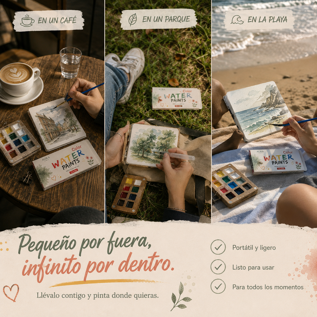 Set mini acuarelas